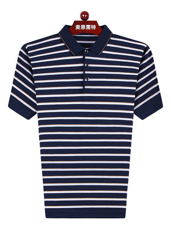 麦恩雷特男装2023春夏季黑色polo衫