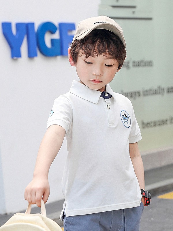 Fred&Ginger童装2023春夏季白色T恤