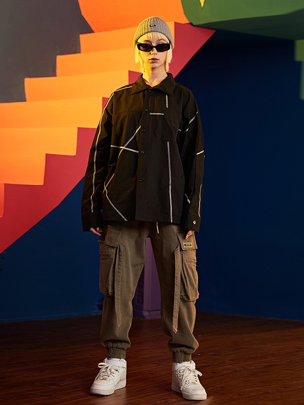 NUTHINK男装2022秋冬季黑色卫衣