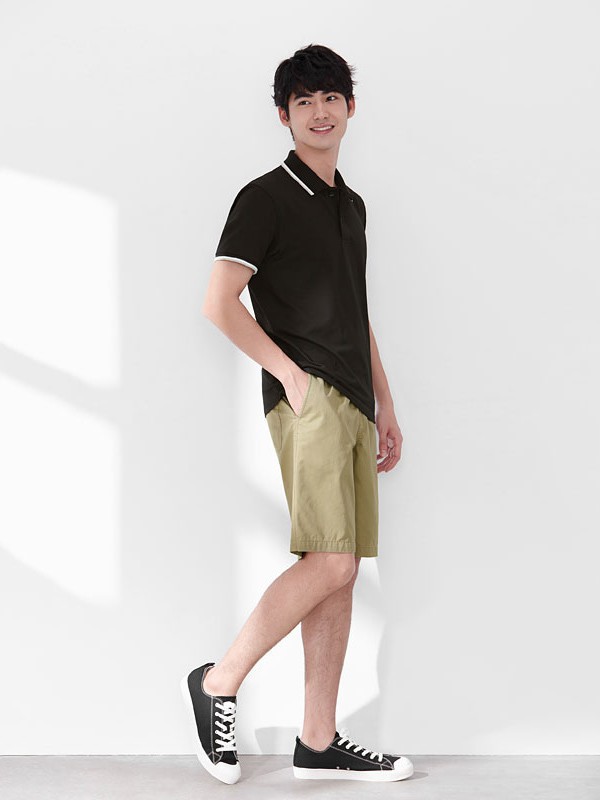 诚衣2023春夏季肤色polo衫