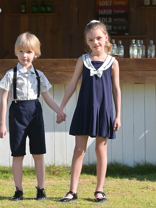 芭乐兔童装2023春夏季白色衬衫