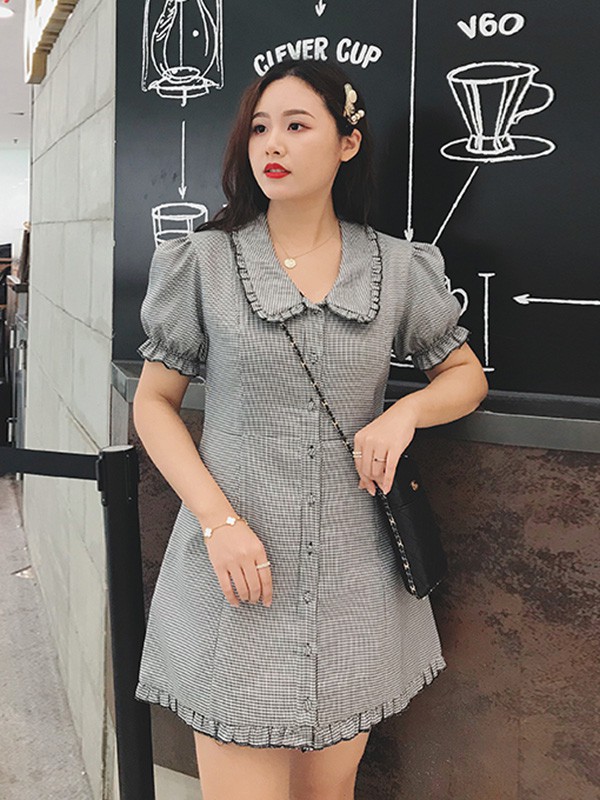 摩妮卡2023春夏季灰色连衣裙