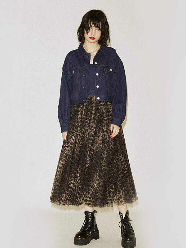 jouetie2022秋冬季棕色长裙