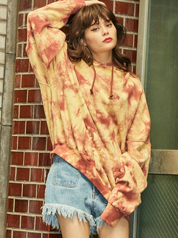 jouetie女装2022秋冬季黄色卫衣