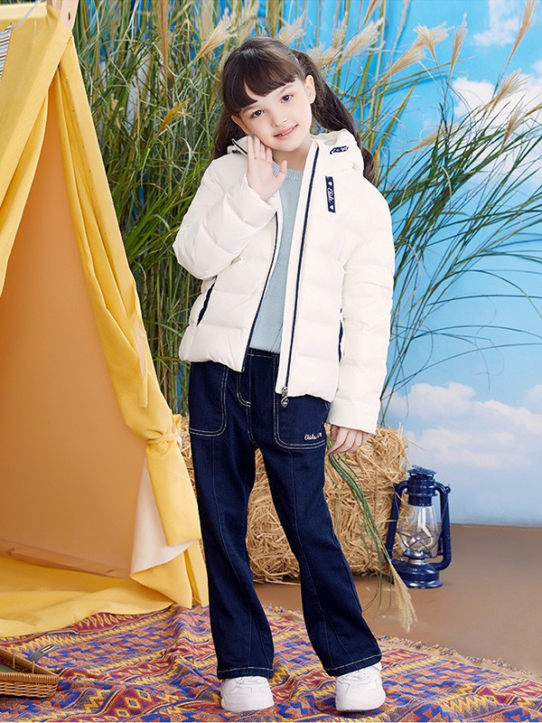 pawinpaw2022秋冬季白色棉服
