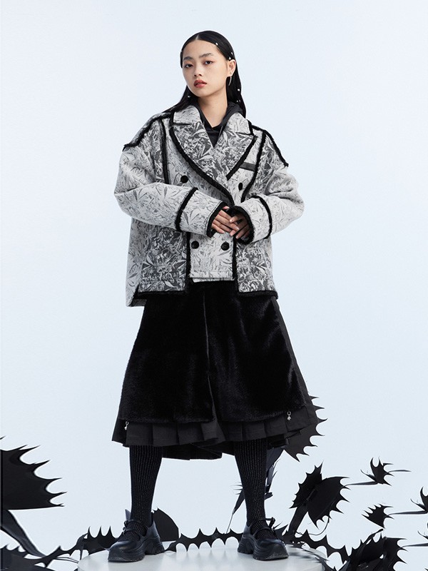 半圆2022秋冬季黑色半身裙