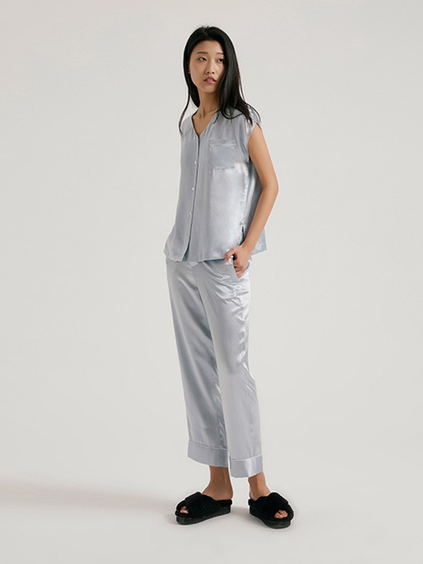 丝侬2023春夏季灰色家居服