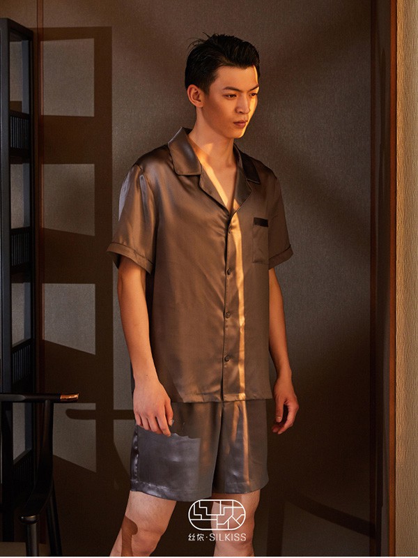 丝侬2023春夏季咖啡色家居服