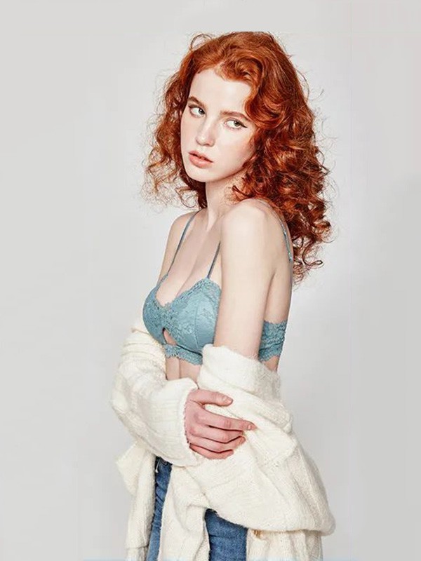 好奇蜜斯2023春夏季蓝色时尚内衣