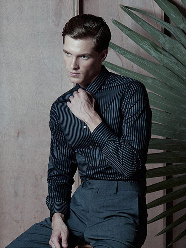 蓝河2023春夏季黑色衬衫