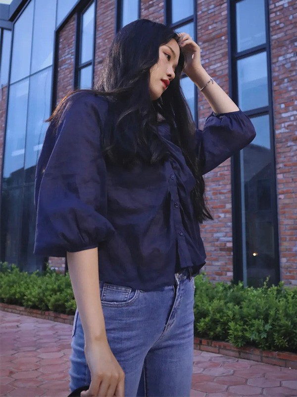 听说女装2023春夏季紫色长裤