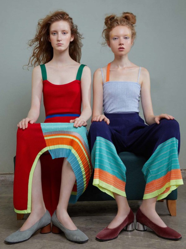 薄物女装2023春夏季红色背心