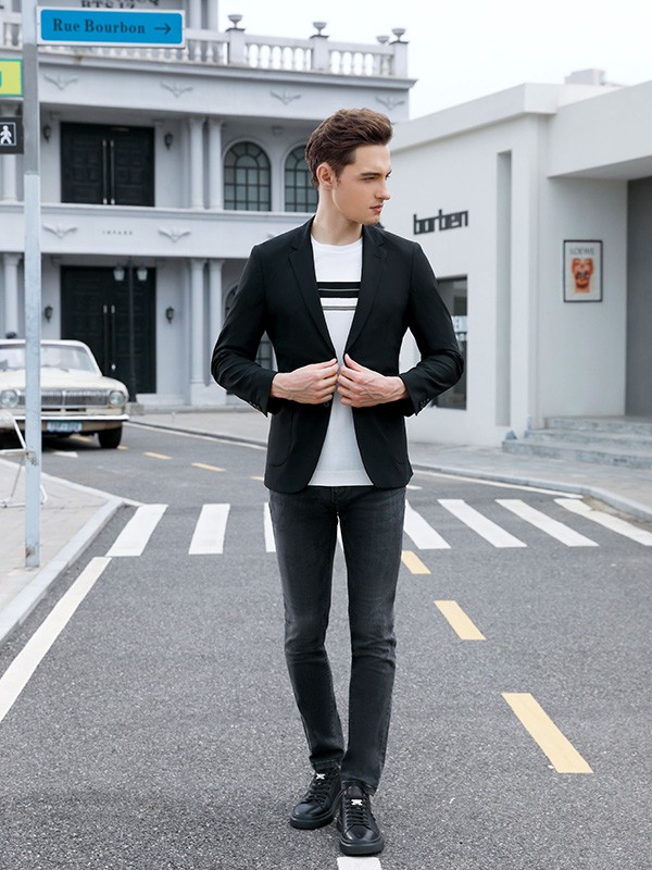 爱都男装2023春夏季白色T恤