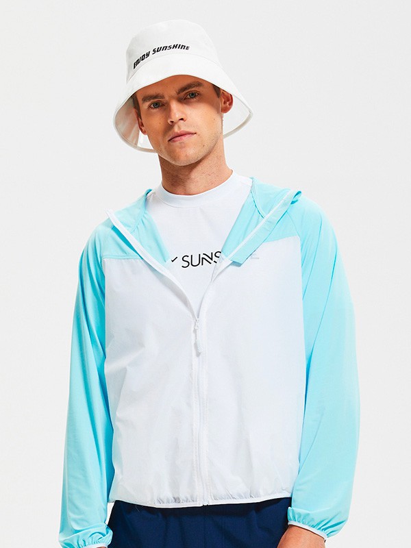 VVC休闲装2023春夏季拼色防晒衫