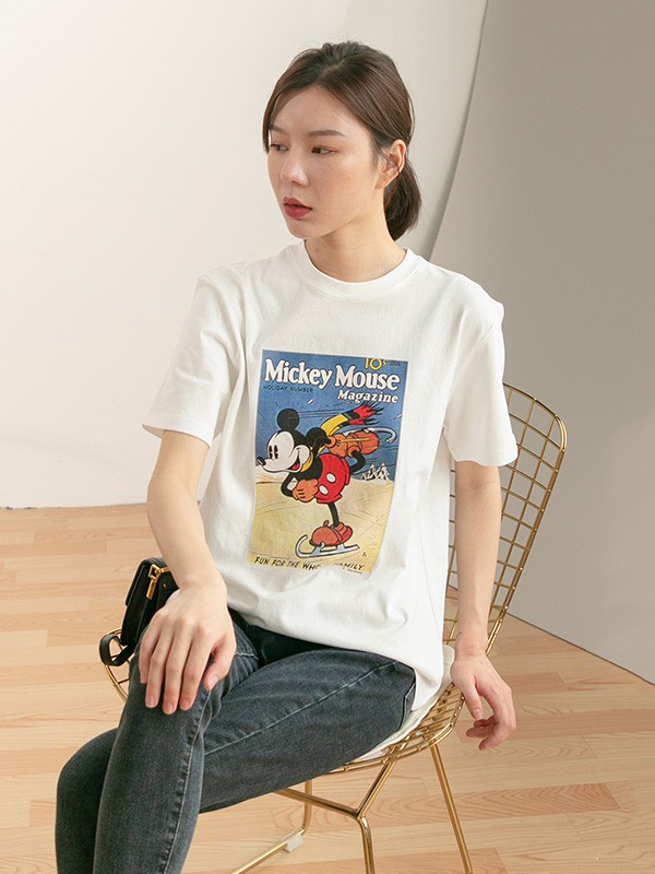 语格2023春夏季白色T恤