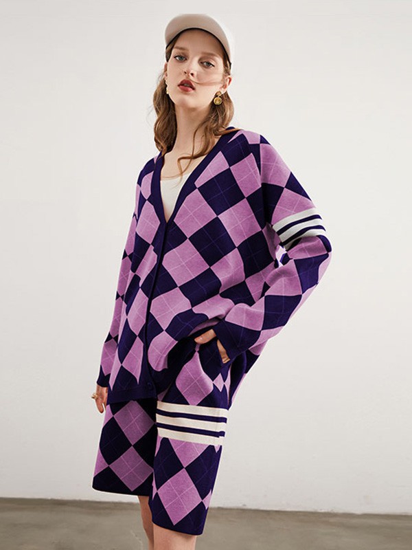 DFVC女装2023春夏季紫色外套