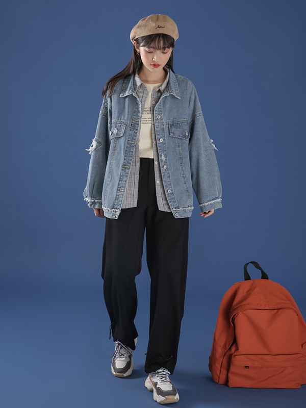 冰依婷女装2023春夏季黑色阔腿裤