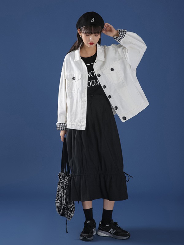 冰依婷女装2023春夏季黑色T恤