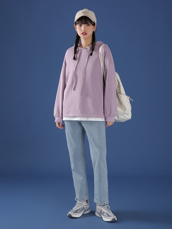 冰依婷女装2023春夏季紫色T恤