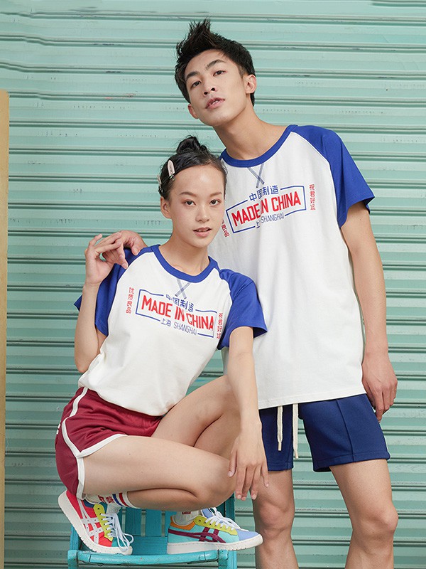 能猫商店休闲装2023春夏季白色T恤