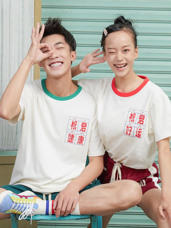 能猫商店休闲装2023春夏季酒红色短裤