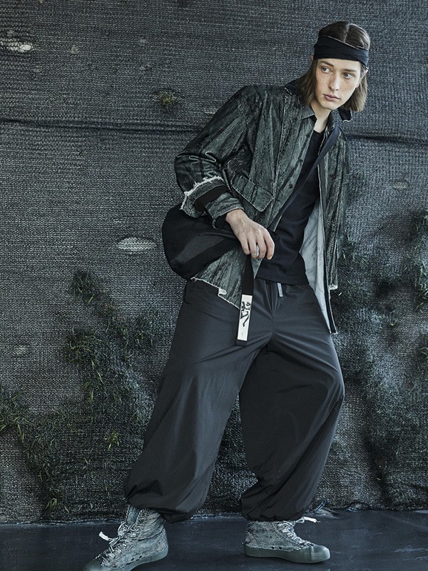 野无2023春夏季黑色阔腿裤