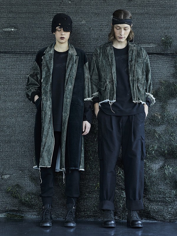 野无男装2023春夏季黑色长裤