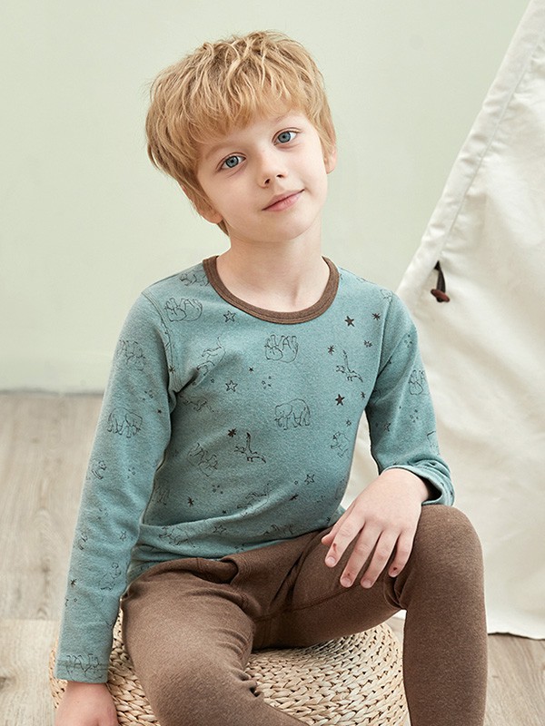 英博伦内衣2023春夏季绿色家居服