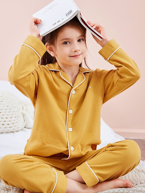 英博伦内衣2023春夏季黄色家居服