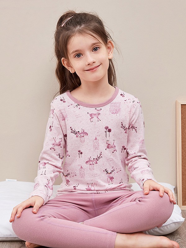 英博伦内衣2023春夏季粉色家居服