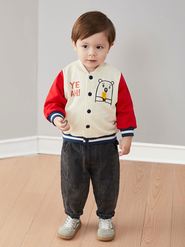 嘟嘟家童装2023春夏季黑色长裤