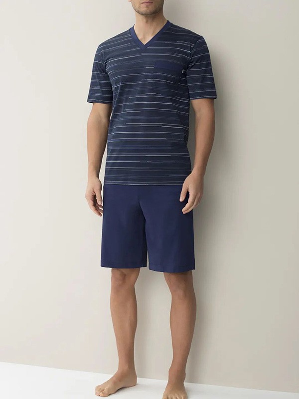 Zimmerli内衣2023春夏季藏蓝色家居服