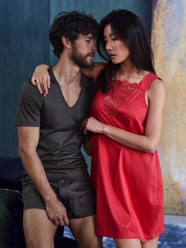 Zimmerli内衣2023春夏季红色家居服