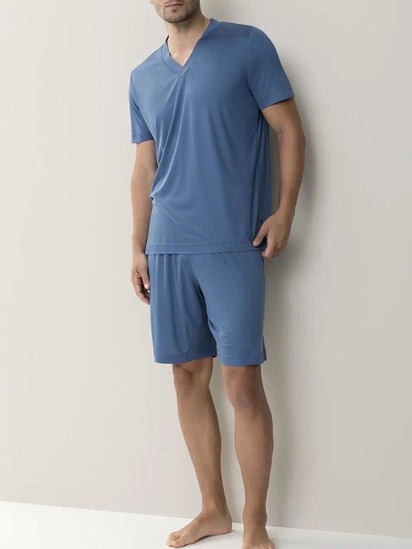 Zimmerli内衣2023春夏季蓝色家居服