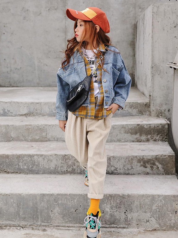 森点2022秋冬季卡其色长裤