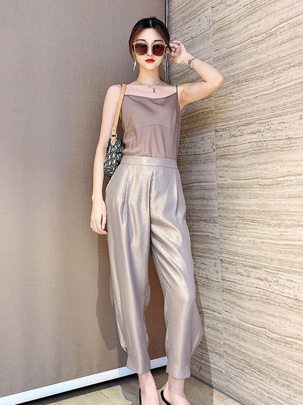 红魔方女装2023春夏季灰色背心