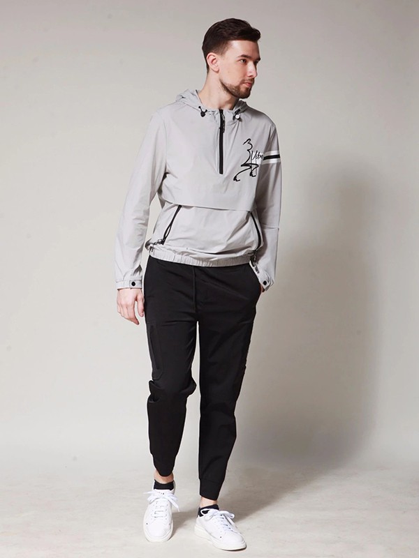 BOJO2023春夏季灰色卫衣