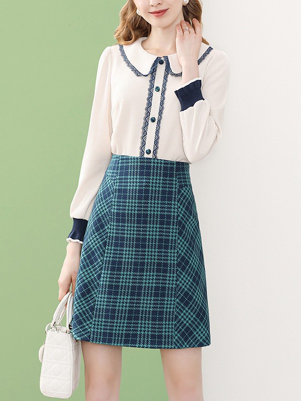 蕾彩女装2023春夏季白色衬衫