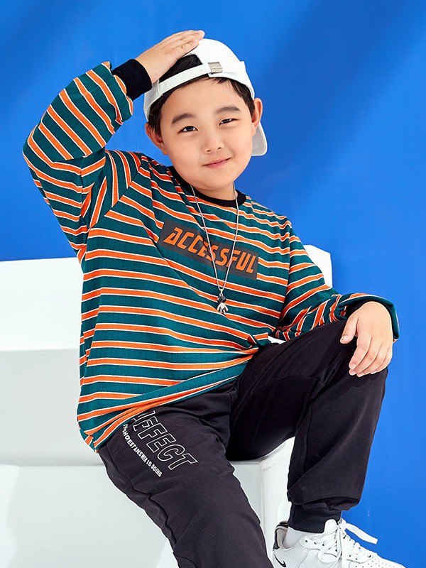 普哆衣童装2023春夏季黑色长裤