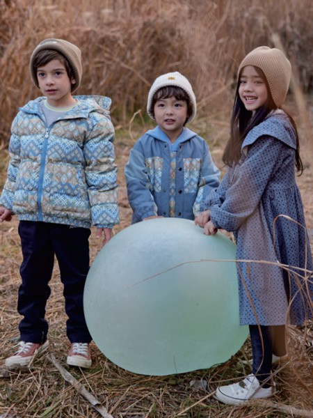 森虎儿童装2022秋冬季紫色风衣