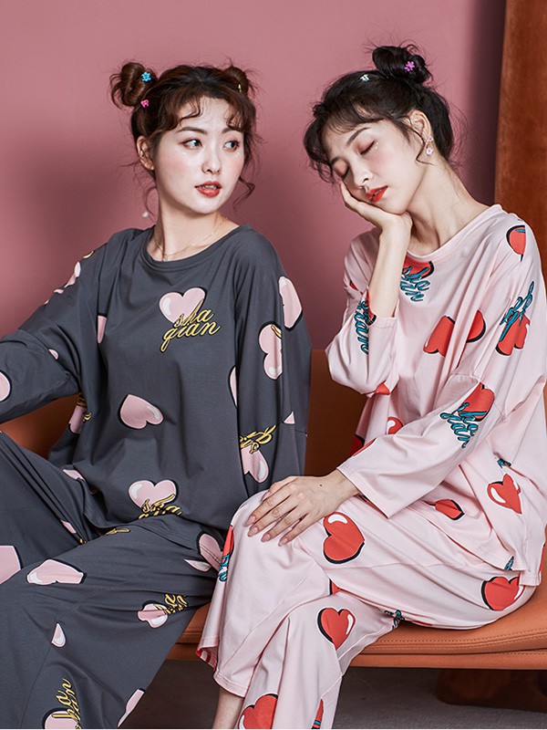 莎倩内衣2023春夏季粉色家居服