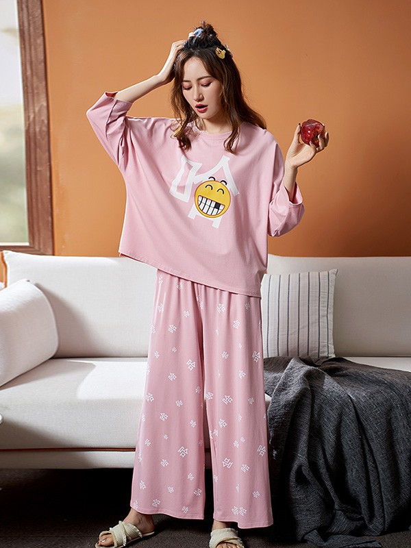 莎倩内衣2023春夏季粉色家居服