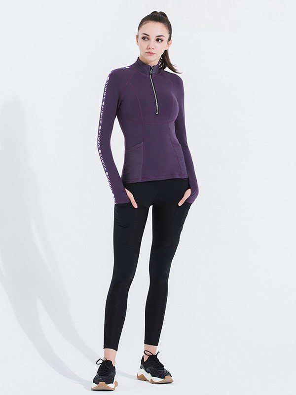 澳弥尼2023春夏季紫色运动装