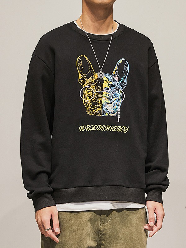 杰克托米男装2023春夏季黑色T恤