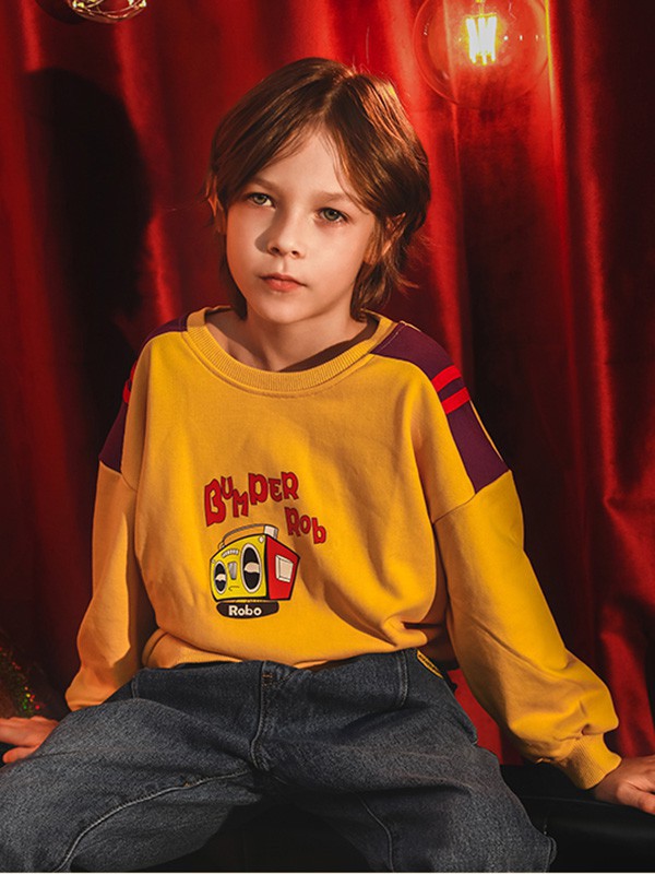 童年秘密2023春夏季黄色T恤