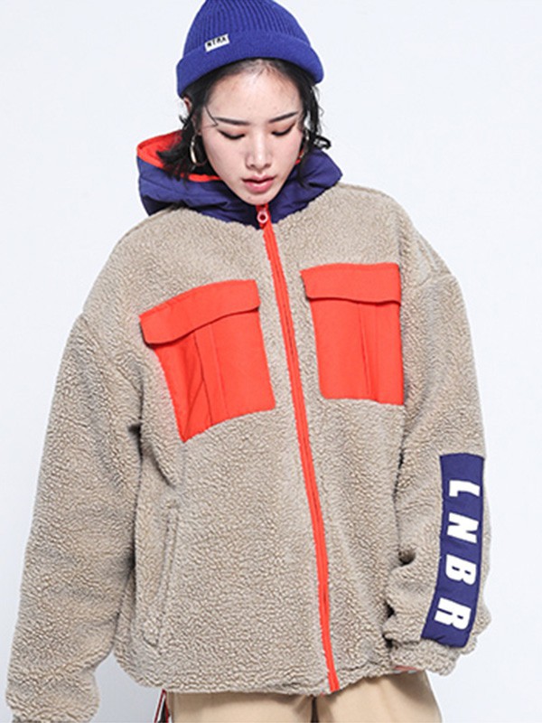 LIGHTNINGBEAR休闲装2022秋冬季米色大衣