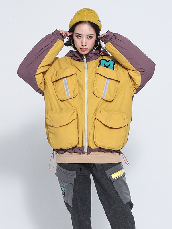 LIGHTNINGBEAR休闲装2022秋冬季黑色工装裤