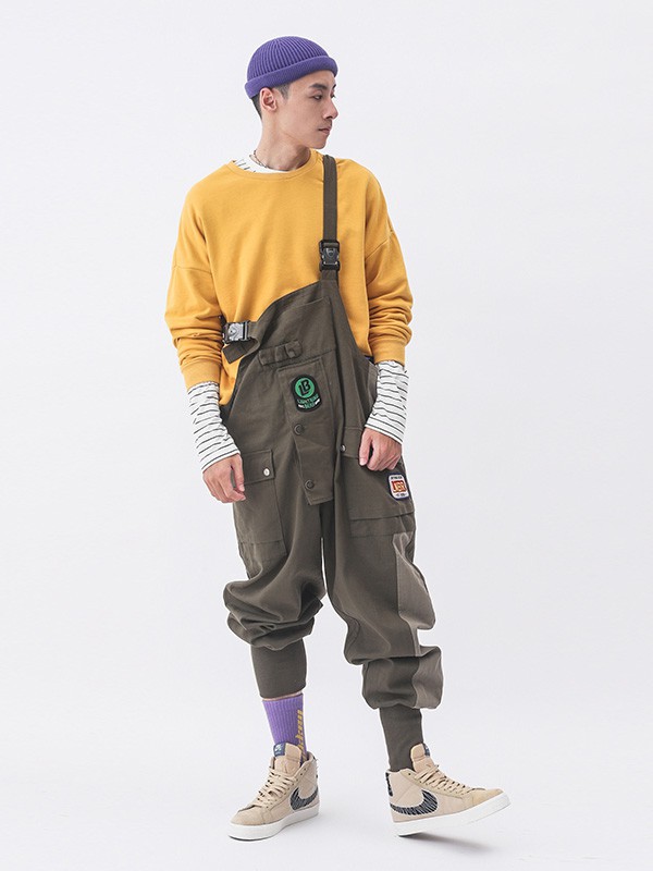 LIGHTNINGBEAR休闲装2022秋冬季黄色T恤