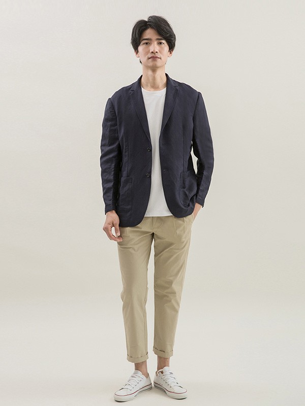 拉朗尼男装2022秋冬季黑色西装