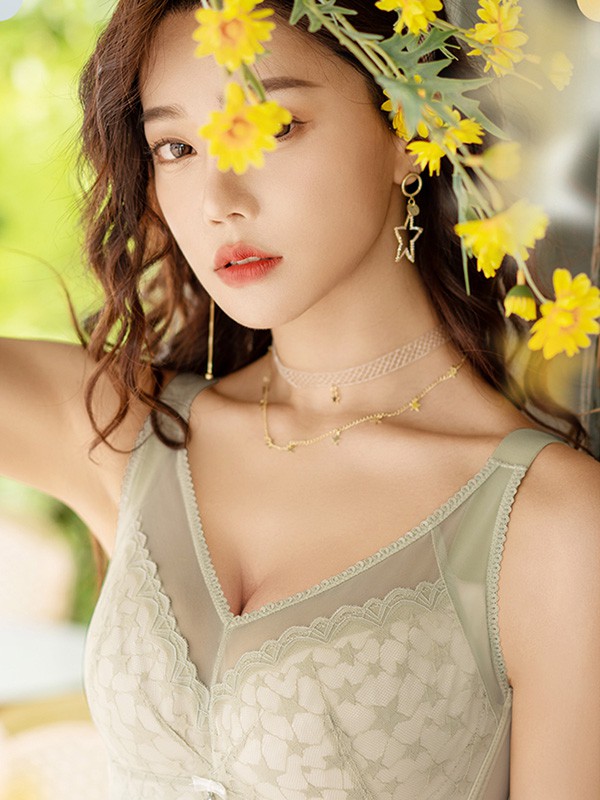 非常曲线内衣2023春夏季绿色时尚内衣